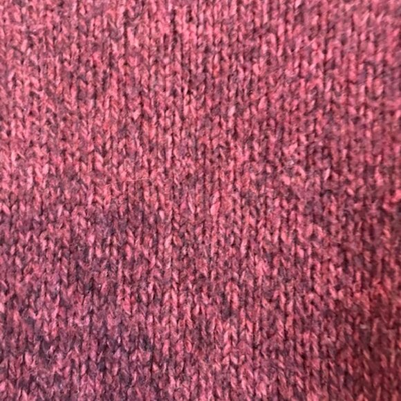 L.L. Bean Wool Blend Turtleneck Sweater in Purple, Size Medium - Picture 2 of 5